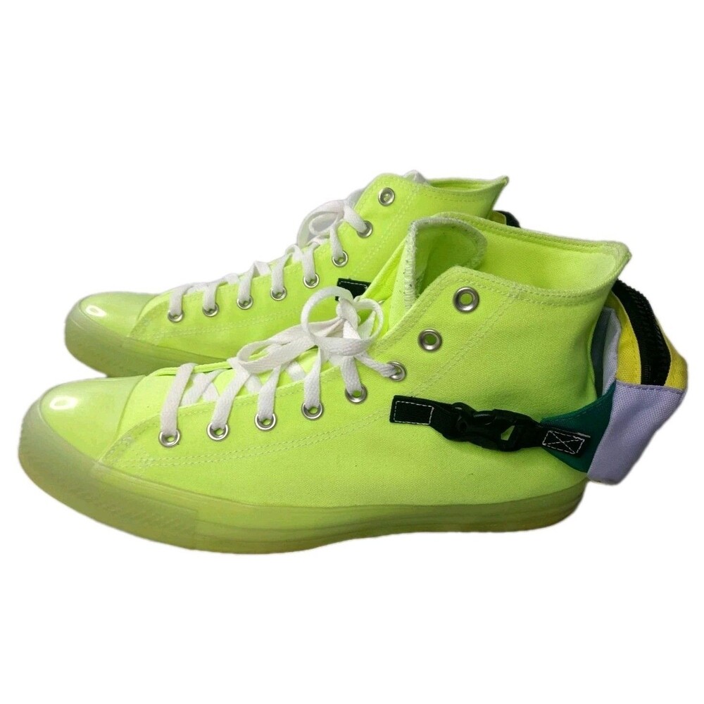 Converse Chuck Taylor All Star Buckle Up Hi Shoes Men's Size 13, Green Sneakers - Picture 2 of 11